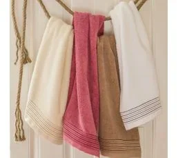 LINNEA Drap De Douche 70x140 Cm Juliet Vert 520g/m2