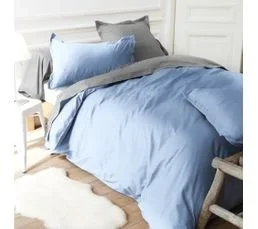 LINNEA Drap Housse Relaxation Uni 2x100x200 Cm Coton Alto Belle Ile Tr Tête Relevable