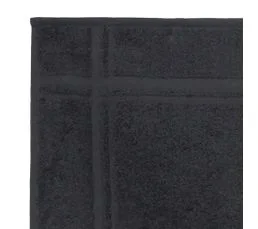 LINNEA Lot De 2 Torchons De Cuisine 50x50 Cm Éponge Pure Kitchen Terry Noir