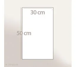 LINNEA Lot De 6 Serviettes Invité 30x50 Cm Alpha Ivoire