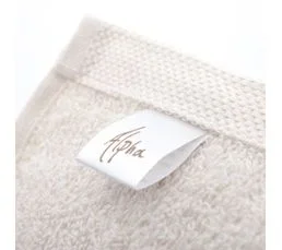 LINNEA Lot De 6 Serviettes Invité 30x50 Cm Alpha Ivoire