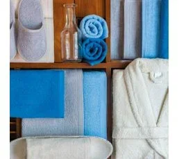 LINNEA Lot De 6 Serviettes Invité 30x50 Cm Alpha Jaune Or