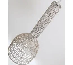 LUSSIOL LIGHTING Suspension Laila Blanc, Rotin, Diam. 23 Cm,