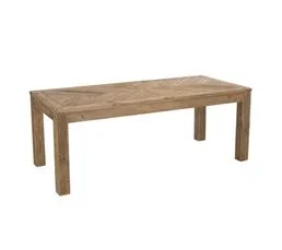 MEUBLETMOI Table De Repas Rectangulaire 200 Cm En Bois Recyclé - Chalet