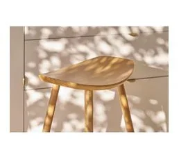 MILIBOO Tabourets De Bar Bois Clair H65 Cm (lot De 2) Demory