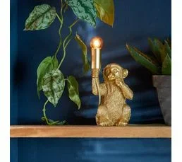 MILLUMINE Lampe De Table Singe Or Mat