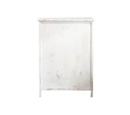 MOBILI REBECCA Buffet 2 Ports Bois Blanc Shabby 70x51x30