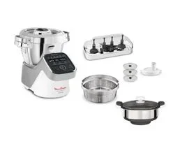 MOULINEX Robot Cuiseur Multifonctions Companion XL 4.5l 1550w Silver - Yy5248fg