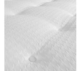 NUIT CELESTE Ensemble Séléné - Matelas Ressorts Ensachés Accueil Latex Anthracite, 160 X 200 Cm