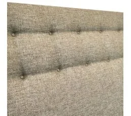 NUIT CELESTE Tete De Lit Capitonnee Symbiose Couleur Camel, 160x115cm