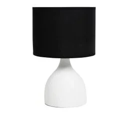 OSTARIA Lampe Ciment Portland Blanche Noire