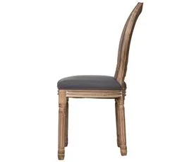 PEGANE Lot De 2 Chaises Coloris Gris - L. 49 X P. 56 X H. 96 Cm