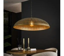 PIER IMPORT Grande Suspension Cuivrée Et Ajourée Ø90 Cm Ralf