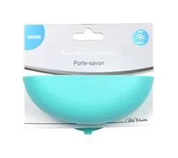 Porte Savon à Ventouse "vitamine Ii" 13cm Vert Menthe