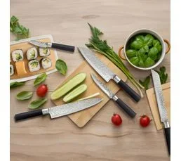 RICHARDSON SHEFFIELD Katana - Couteau Santoku 17.5 Cm Sur Carte