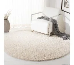 SAFAVIEH Tapis August 70 X 213 Cm Shag Lola Blanc