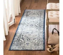 SAFAVIEH Tapis Brentwood 61 X 244 Cm De Transition Russo Bleu