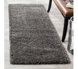 SAFAVIEH Tapis California 69 X 213 Cm Shag Crosby Gris