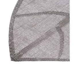 SECRET DE GOURMET Set De Table Feuille - 50 X 33 Cm - Gris Clair