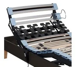 SOMEO Sommier Électrique Tpr 50 Décor Chêne Foncé 80x200