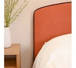 SOMEO Tête De Lit En Tissu Orange 160 Cm Ronda
