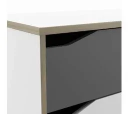 TERRE DE NUIT Commode 3 Tiroirs Blanc