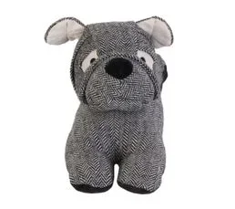 THE HOME DECO FACTORY Bas De Porte Animaux Chien Gris