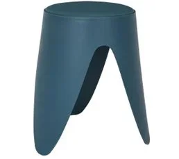 THE HOME DECO FACTORY Tabouret Eve Bleu Canard