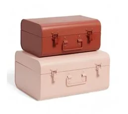 TODAY Lot De 2 Caisses En Métal La Tete Dans Les Nuages