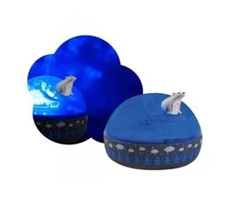 TROUSSELIER Veilleuse Projecteur Musical D Aurores Ours Sur La Banquise