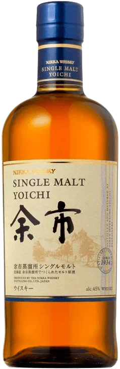 WHISKY JAPONAIS YOICHI SINGLE MALT COFFRET 2 VERRES RIEDEL 45°