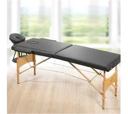 YOGHI Table De Massage Pliante Avec Accessoires Et Housse Tdm102 Noir Yoghi